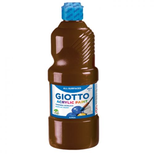 Guache Liquido Giotto Acrilico 500ml Castanho , Giotto , 160533728 , 8000825969928
